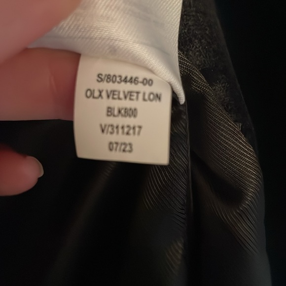 VELVET BOYFRIEND BLAZER Black Goth size 6 New Without tags Sexy Matrix - Picture 13 of 14